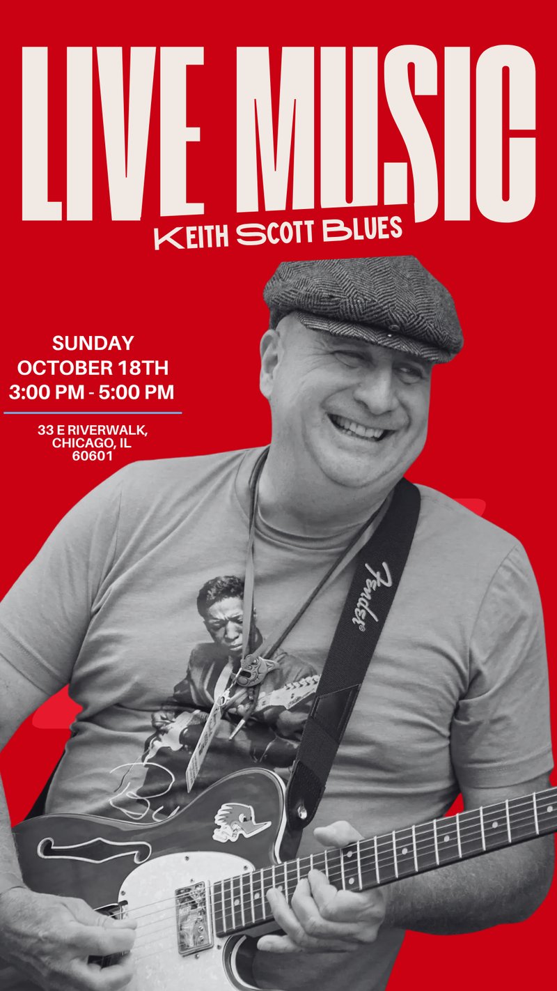 Live music Keith Scott Blues Sunday October 18th